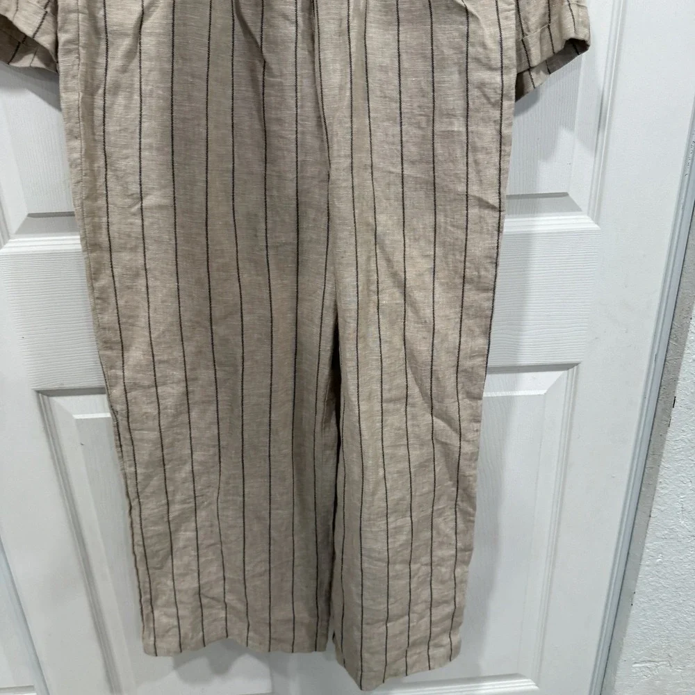 Women's Sanctuary SET top (xs) Pants‎ (small) Striped Linen Blend Lightweight